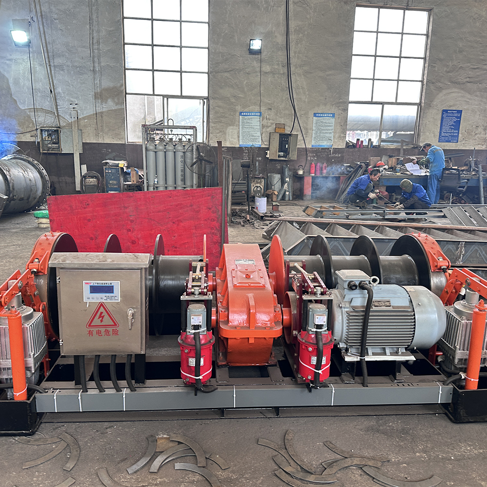Winch platform tungku stasiun listrik