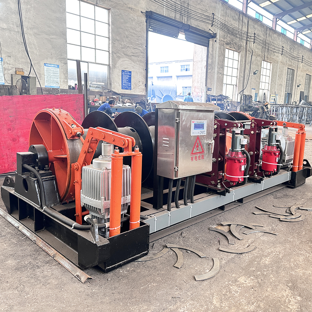 Winch platform tungku stasiun listrik